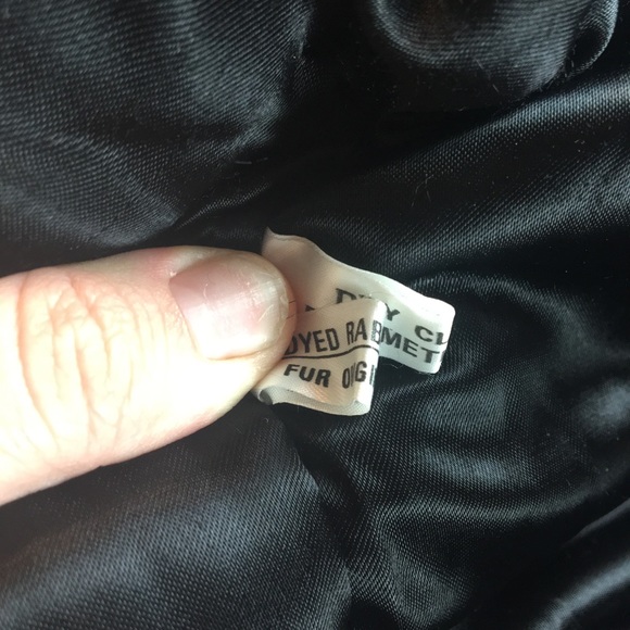 RABBIT FUR / VINTAGE COAT - Picture 8 of 8